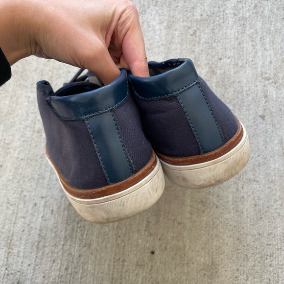 Calvin Klein Jake Blue Suede Lace up loafers Size 9 - Picture 4 of 10